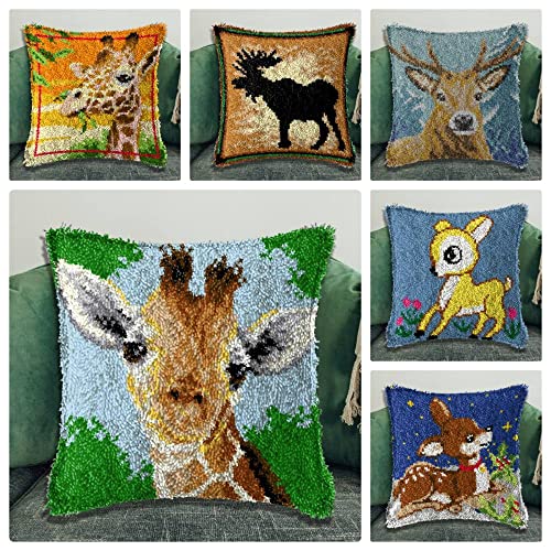 Coussin canevas girafe au crochet pour débutants et enfants - 7