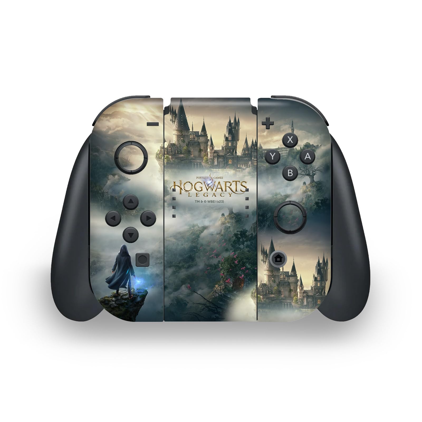 Head Case Designs Licenciado Oficialmente Hogwarts Legacy Arte Clave Gráficos Adhesivo Adhesivo de Vinilo Compatible con Nintendo Switch OLED Bundle
