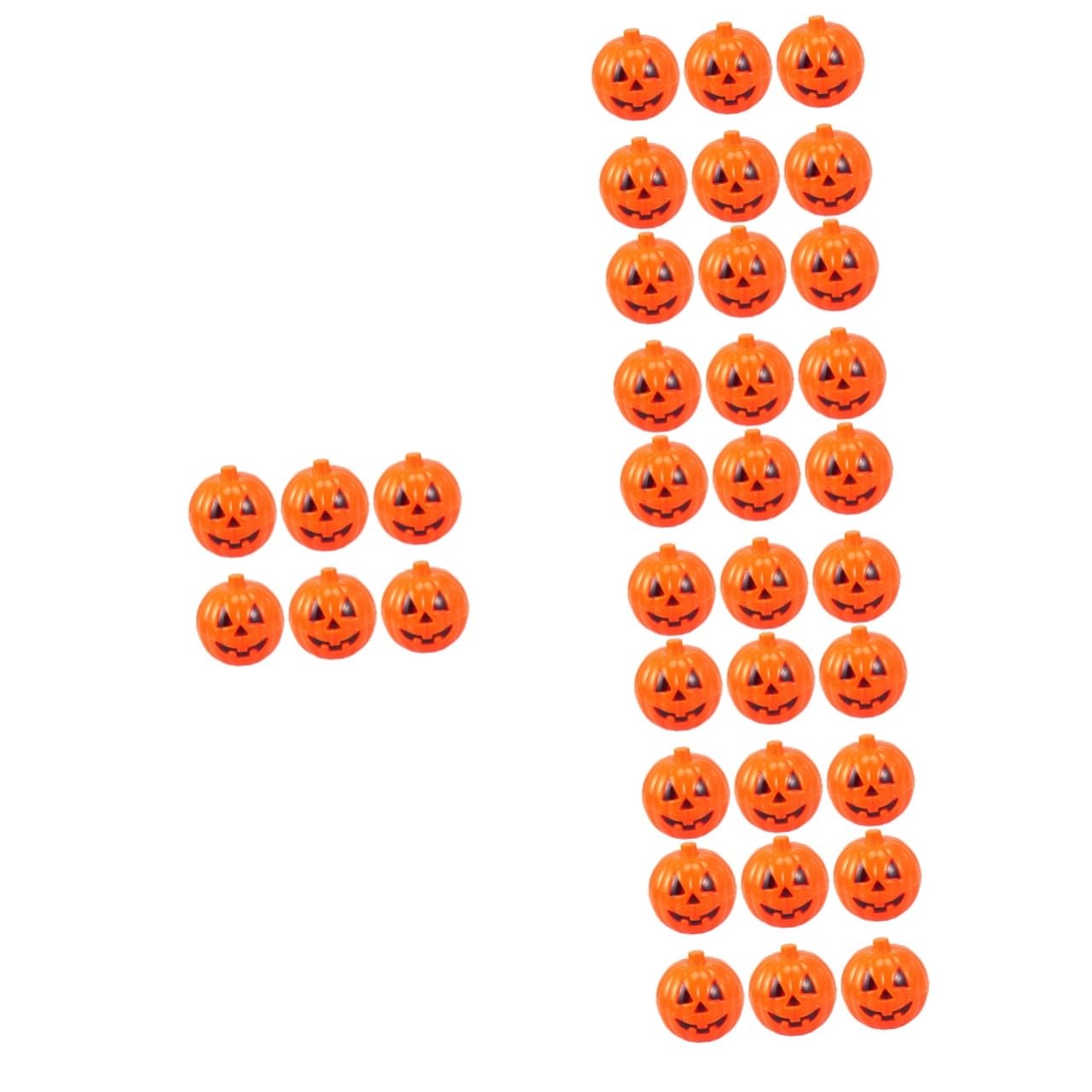 Cabilock 36 Stk Kleine Halloween-Kürbis-Requisiten Kürbis Süßigkeiten Kürbisse Halloween- Kürbis- -Kissen grusel kleidung deko Kürbisbehälter