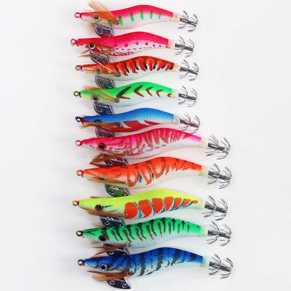 2.5号　エギ 餌木　10個セット 釣具 仕掛け 夜光 エギ 2.5号 10本 セット Y20egi25h10pE イカ釣り