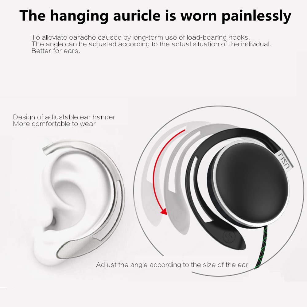 Auricolari USB C a clip con microfono, auricolari cablati con funzione controller, auricolari di tipo C con subwoofer stereo, compatibili con iPad e smartphone Android, adatti per dispositivi di tipo
