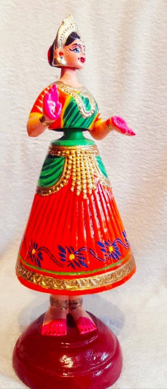 Adilakshmi Toys Dancing Doll 12inches /Kondapalli/Etikuppaka