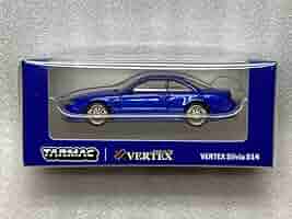 外箱難有り　激レア！　ターマック製　ヴェルテックス　日産　シルビア　S14　青緑 Amazon | 限定 Tarmac 1/64 日産 シルビア S14 VERTEX ブルー