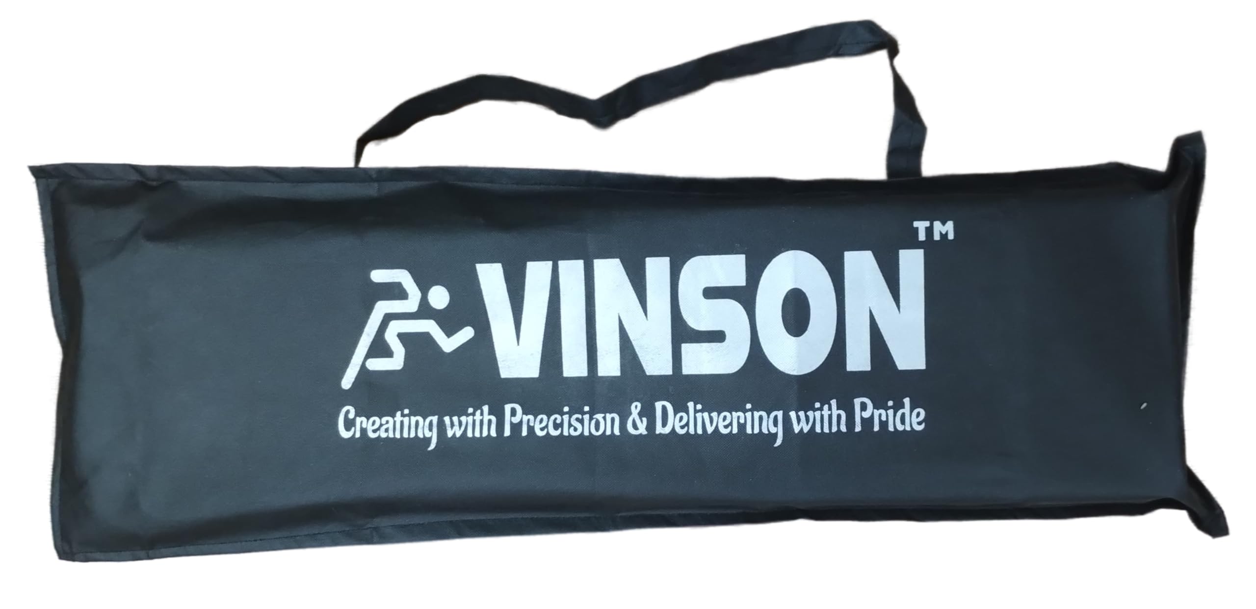 Vinson Senior Heavy Duty Cricket Stumps Set with Zipper Carry Bag for Kids & Adults, Color - Lemon Yellow, Weight - 750 gm, No Water/Mud Needed to Increase The Weight of The Base. 4