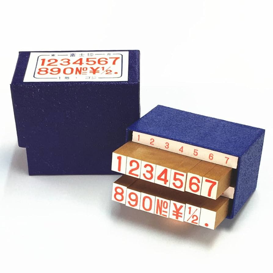 【初号】活字 数字 ゴシック体 不揃い 1927年「営業のしおり」 その4「ゴシック体編」 – 京都で印刷を