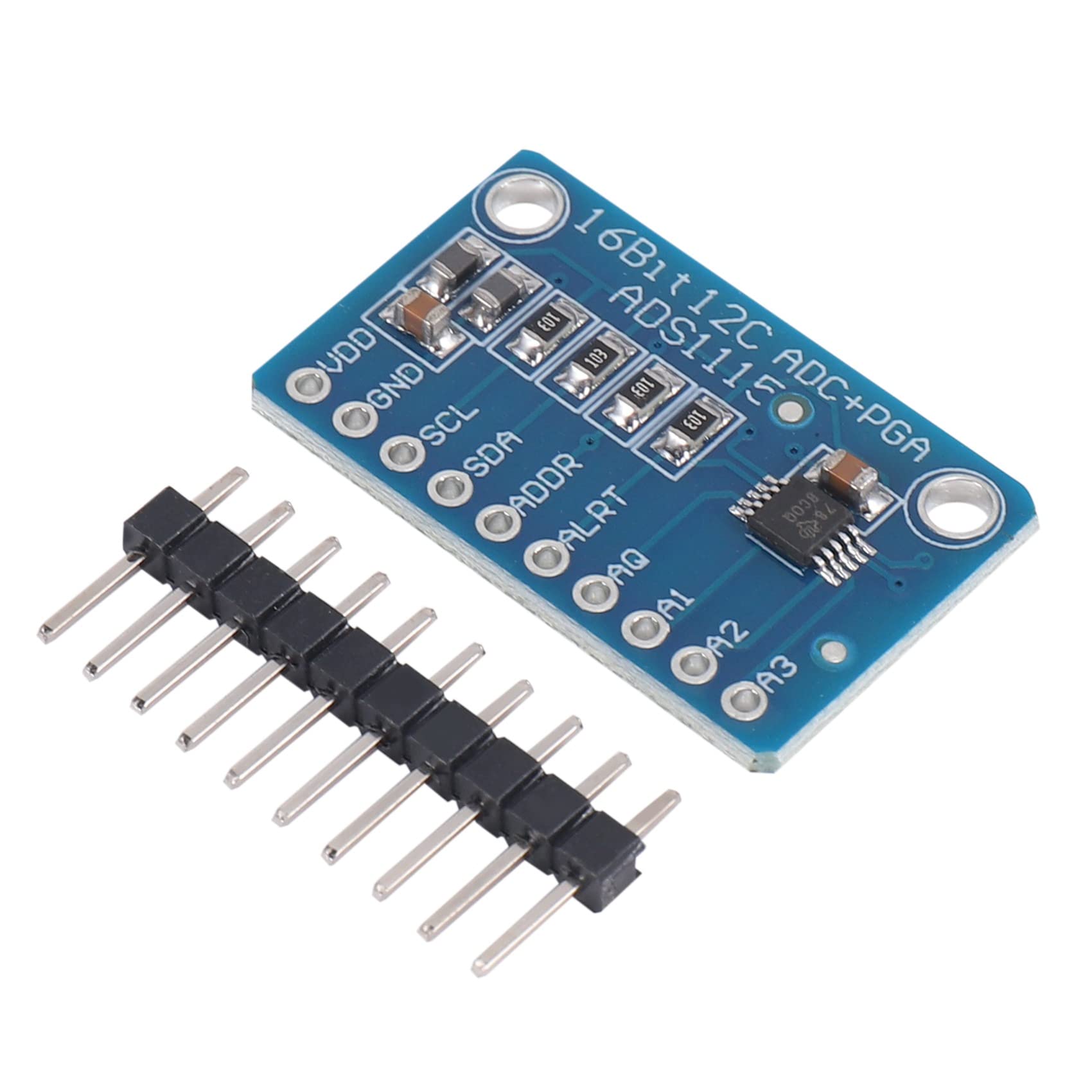 6 PièCes SéRies ADS1115 Convertisseur AnalogiqueNuméRique Convertisseur de Module ADC 16 Bits avec Amplificateur de Gain Programmable pour