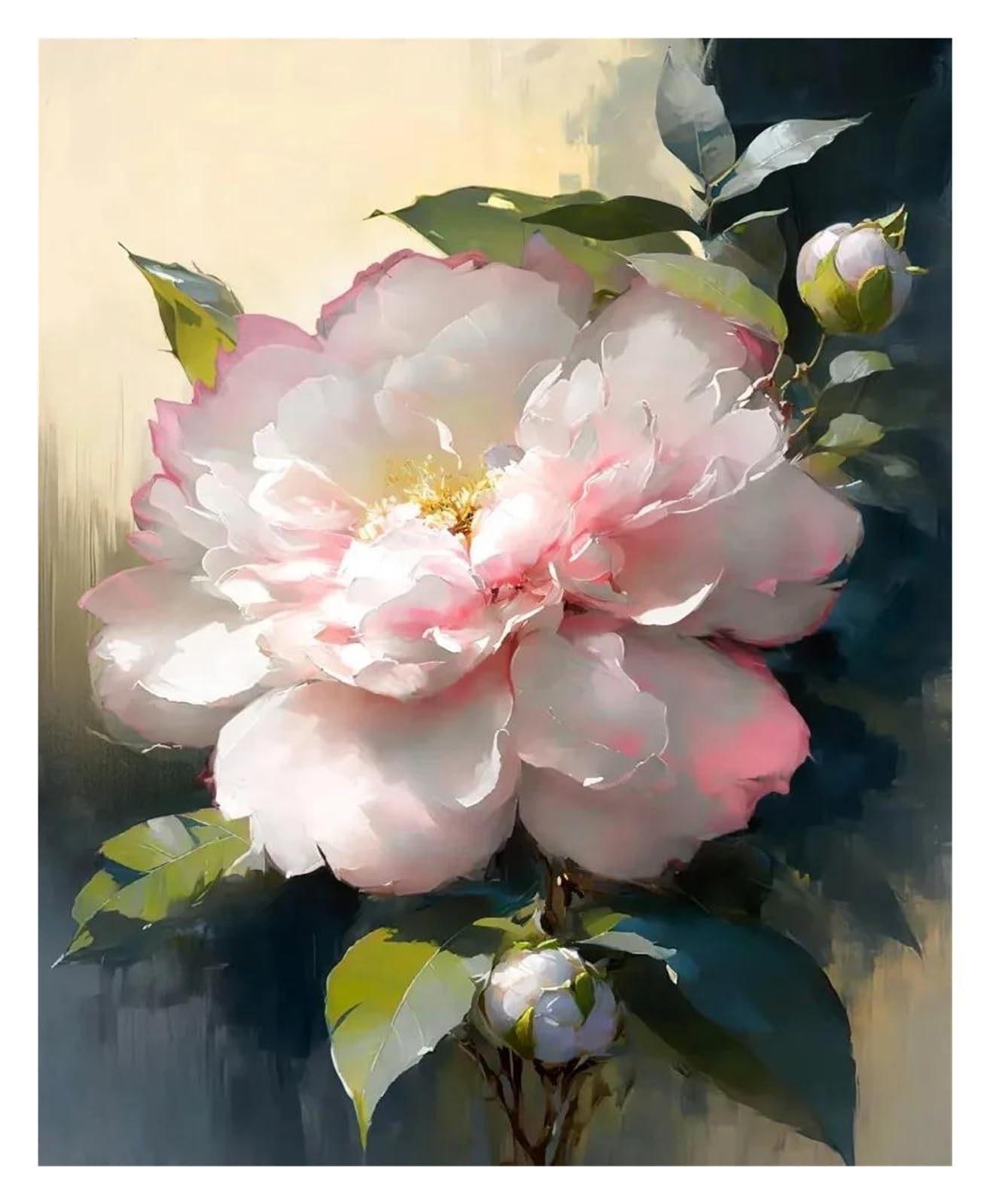 Cuadro sobre lienzo de flores rosas XENITE, carteles impresos modernos para pared de 40x60cm