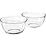 Anchor Hocking 4-Quart Glass Mixing Bowl, Set of 2, Clear, Model Number: