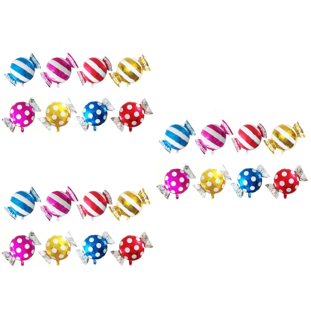 KOMBIUDA Stk Mylar-Ballons Ballons in Bonbonform Süßigkeiten-Party-Luft Geburtstag Luft Süßigkeiten-Helium Süßigkeiten balloons wasser Folien