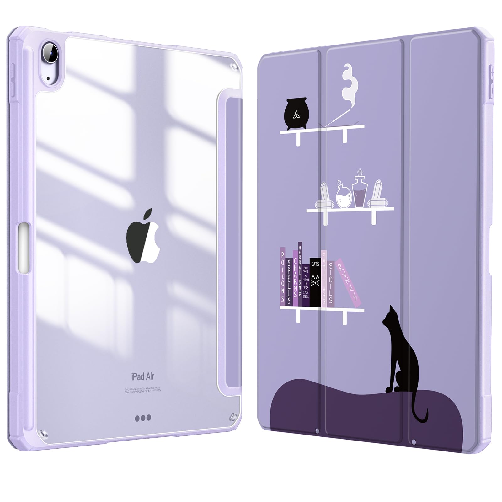 Fintie Hybrid Slim Case for iPad Air 11-inch M3 (2025) / M2 (2024), iPad Air 5th (2022) / 4th Generation (2020) 10.9 Inch - Shockproof Cover with