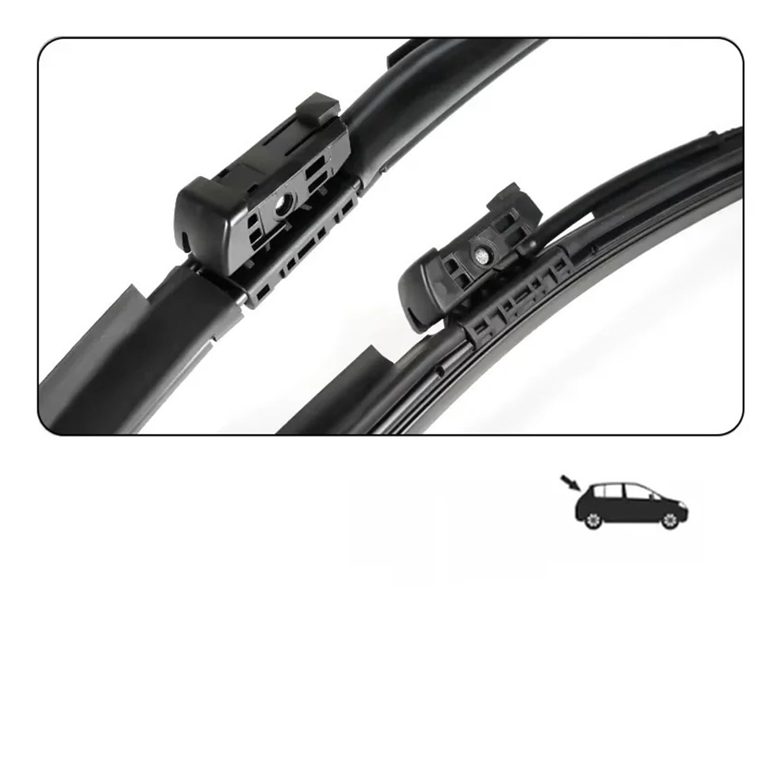 Limpiaparabrisas para Audi A3 S3 8V 2012-2020 Recambio de Silicona para limpiaparabrisas Delanteros y Traseros Juego de escobillas de 26"+16"+13" para Parabrisas.