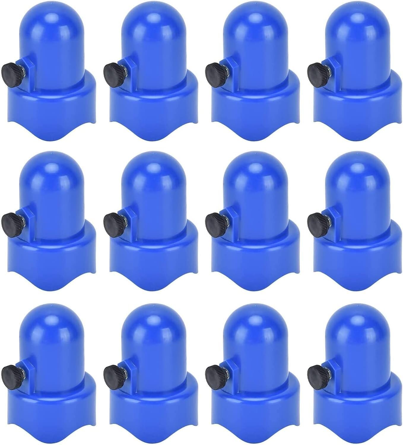 TFG - Ttfd 1.5 Inch Diameter Trampoline Enclosure Pole Cap with Screw Thumb, Durable Thickened Trampoline Pole Accessories