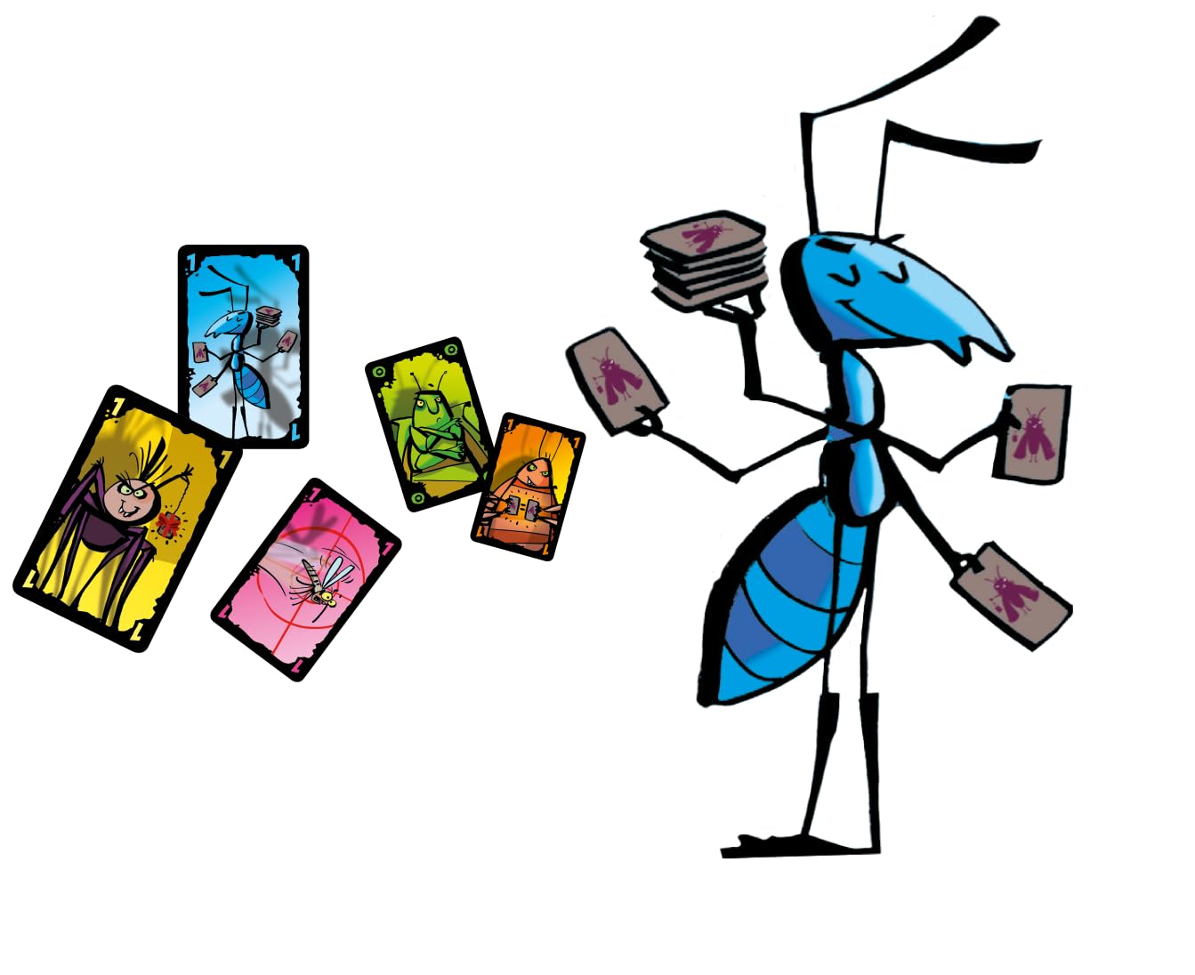 GIGAMIC Mito Jeu de société de cartes dès 7 ans jeu de bluff pour 3-5 joueurs 15 min