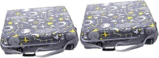 TOYANDONA Almofada De Reforço Para Cadeira De Jantar 2 Peças Almofadas Para Cadeiras Ao Ar Livre Cadeiras Infantis Para Sentar Assento De Reforço Para Cadeira Assento Para Mesa