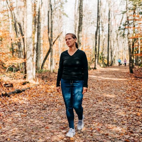 Women's Long Sleeve V-Neck - 100% Merino Wool Base Layer - Casual Shirt - Under Layer - Midlayer4