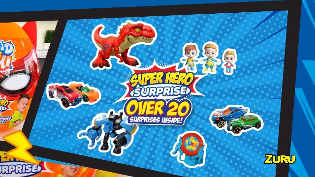Amazon.com: ZURU Vlad & Niki Superhero Surprise Egg Dino Attack