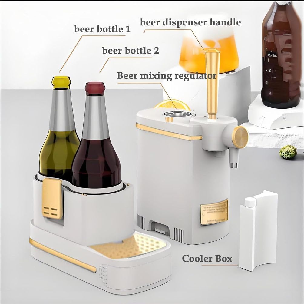 Dispensador De Cerveza, Espumador De Cerveza Portátil, Espuma Vibratoria Dispensador De Cerveza, Regalo De Amantes De La Cerveza