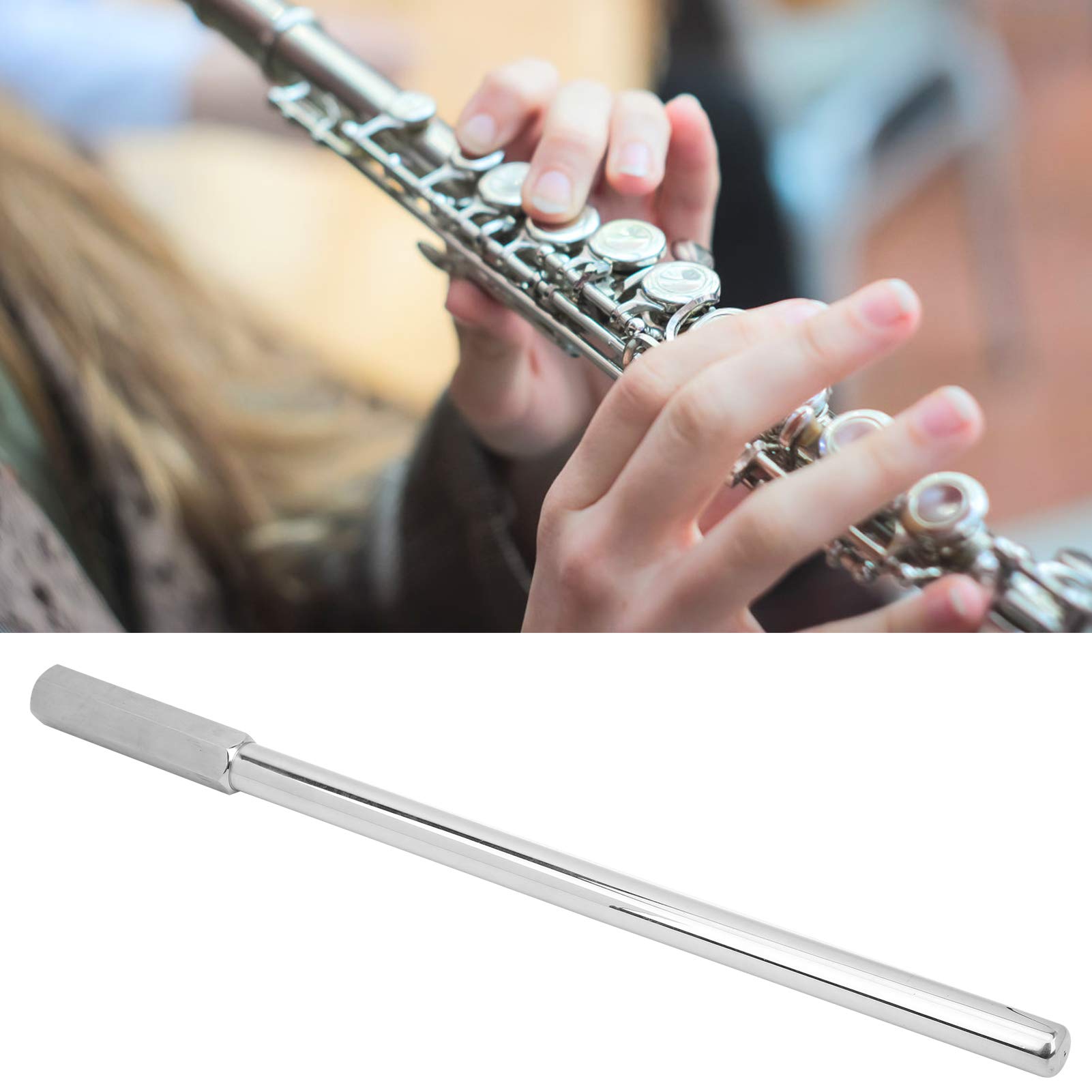 Znakomite narzędzie do korekcji fletów, srebrna, dla graczy fletów (42 cm)