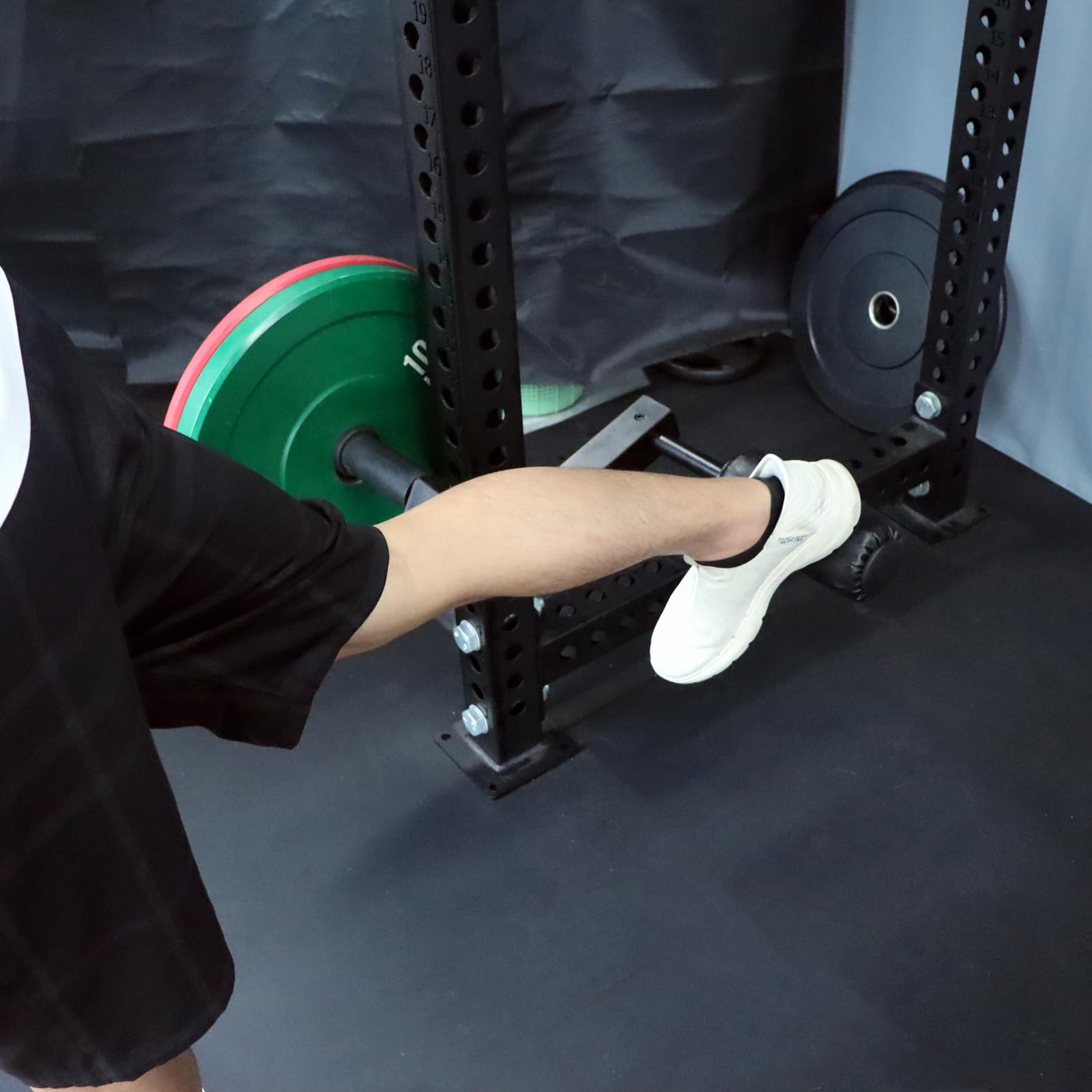 Neck Trainer, attrezzo per esercizi per il collo per rafforzare il collo e alleviare il dolore, attrezzo per allenamento del collo con montaggio su rack, compatibile con dischi da 25 mm di diametro