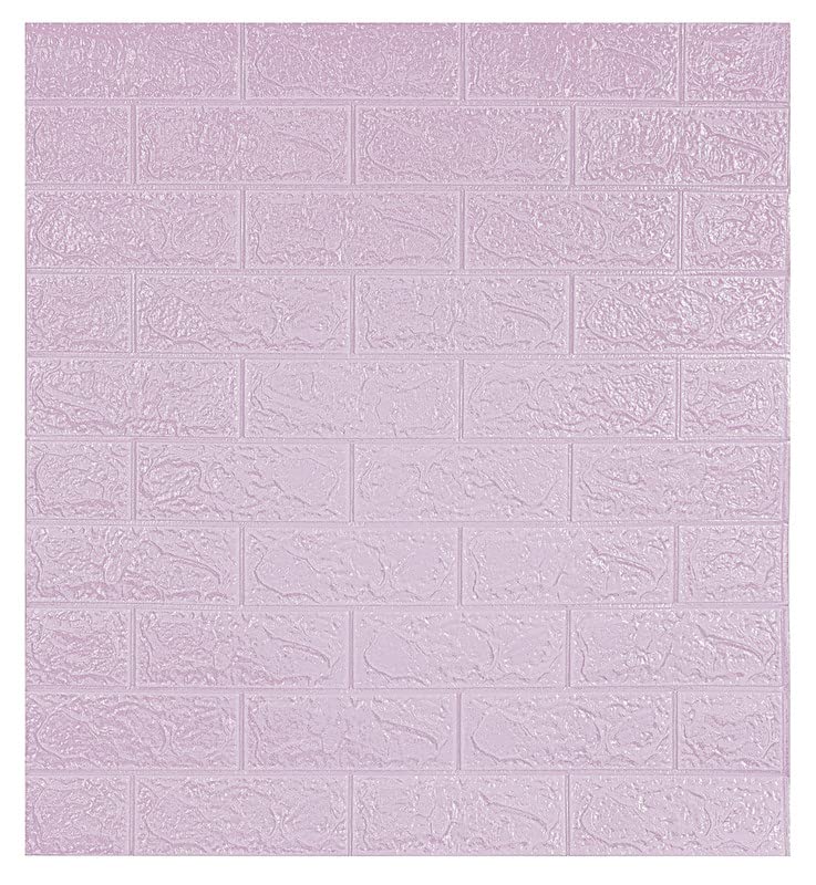BeautifulWalls 3D Brick Wallpaper for Walls I Wall Stickers Self Adhesive Panel I Peel & Stick Wallpaper for Wall Home DEcor (Light Purple, 1 Piece, 70 X 77 cm) (B08ZCKWJC9) Amazon Price History, Amazon Price Tracker