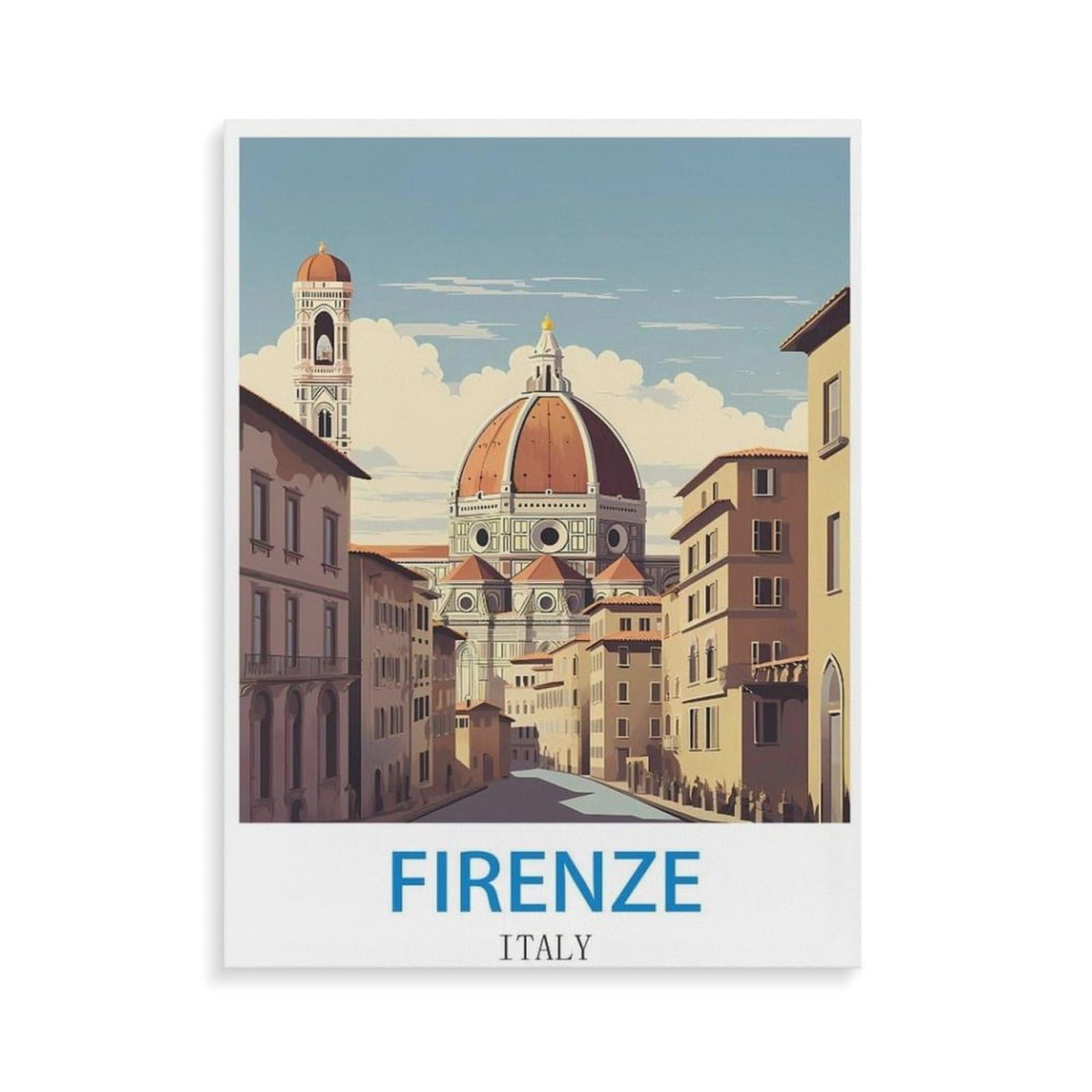 BEAYODKP Paint by Numbers，Firenze Italy，Exquisite Oil Painting by Numbers Kits for Beginners(40x50cm-N81