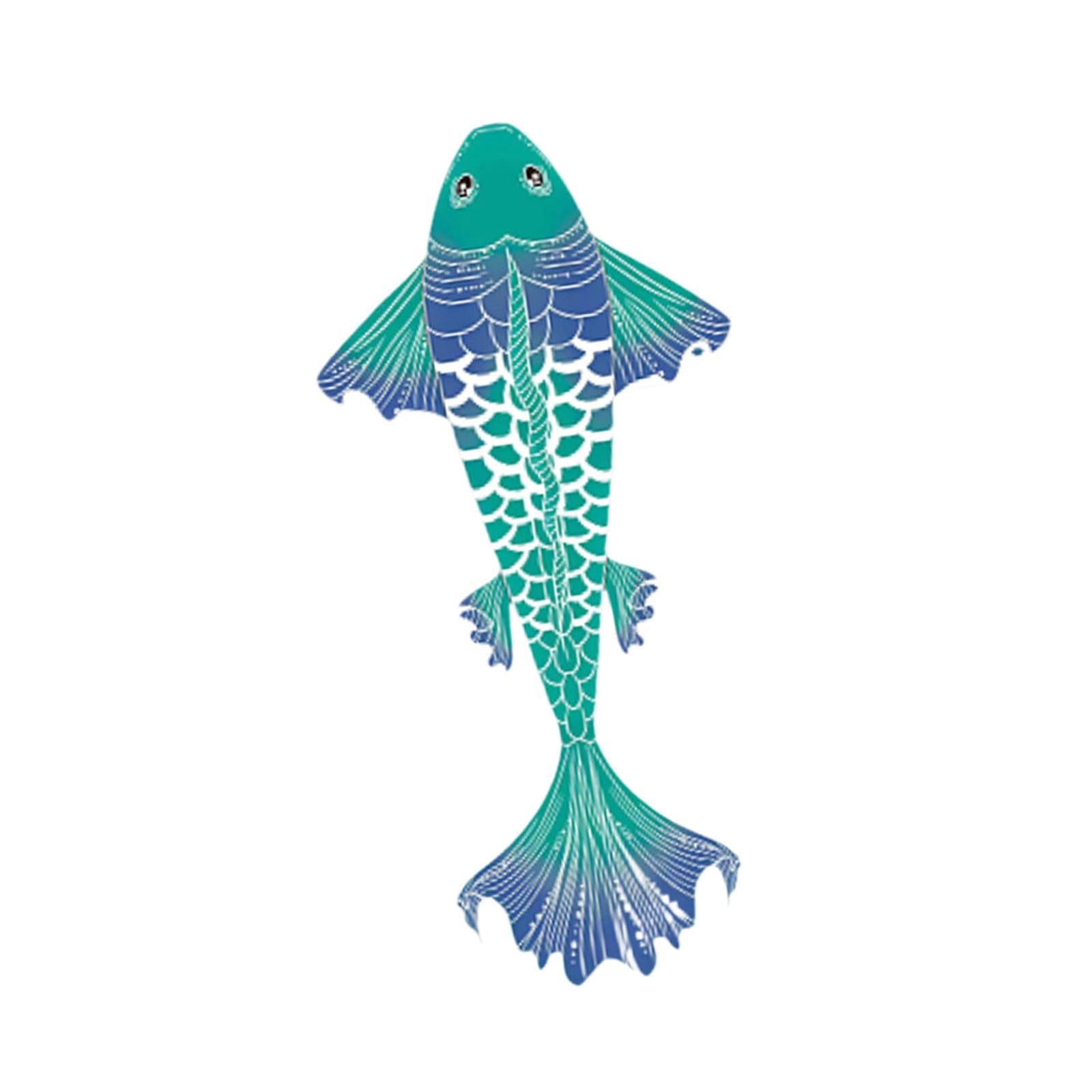 Aquilone a Forma di Pesce Koi Grande, Aquilone a Forma di Pesce Fortunato, Creativo, Versatile, Leggero, Grande Manica a a Forma di Koi per Spia