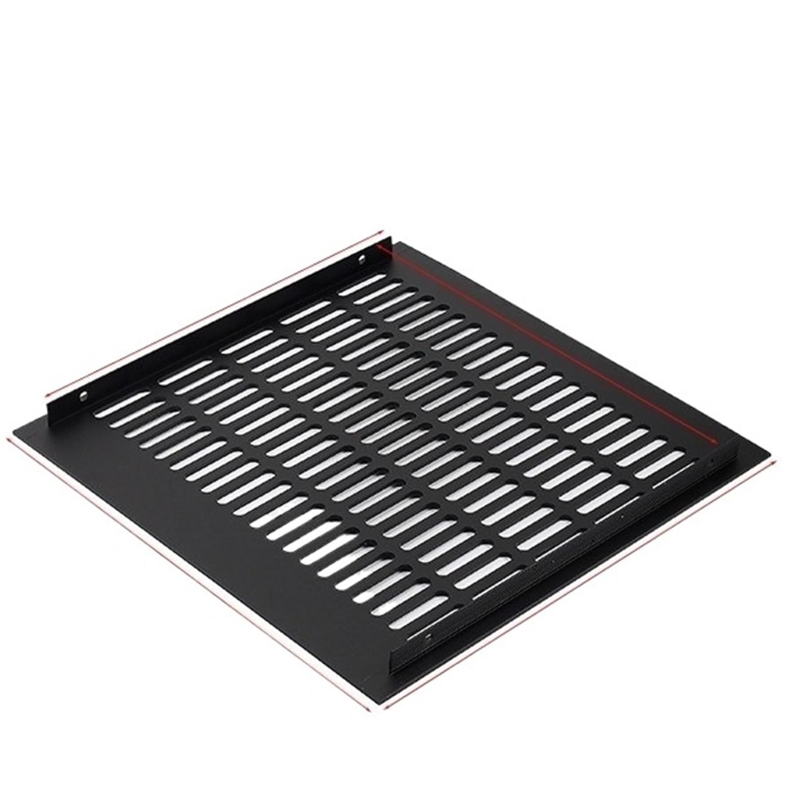 Ventilator Grille Ventilation Grills Aluminum Alloy Breathable Mesh Cabinet Air Vent Cover Hardware for air Vent(300X300mm Black)