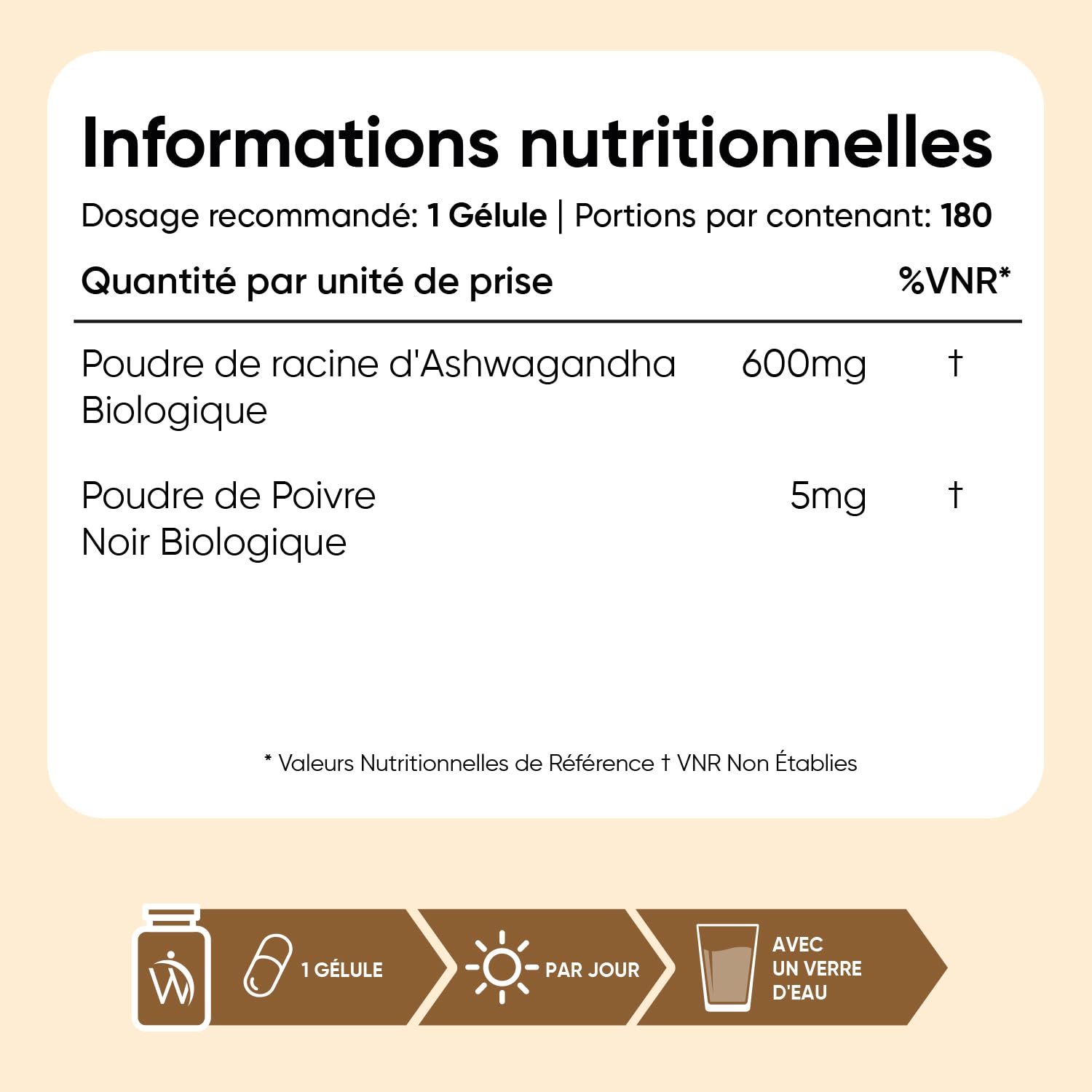 Duo - Ashwagandha Bio Gélules & Lions Mane Champignon 365 Micro-Comprimés