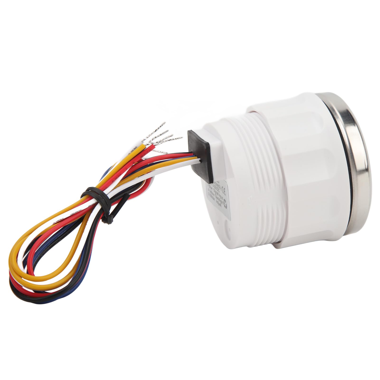 Bootskraftstoffmesser, 240–33 Ohm, 52 Mm, Digitale Kraftstoffstandsanzeige E-1/2-F, Universell, DC9–32 V, Kompakt, mit Bunter Hintergrundbeleuchtung für Wohnmobile (Weißes Zifferblatt,