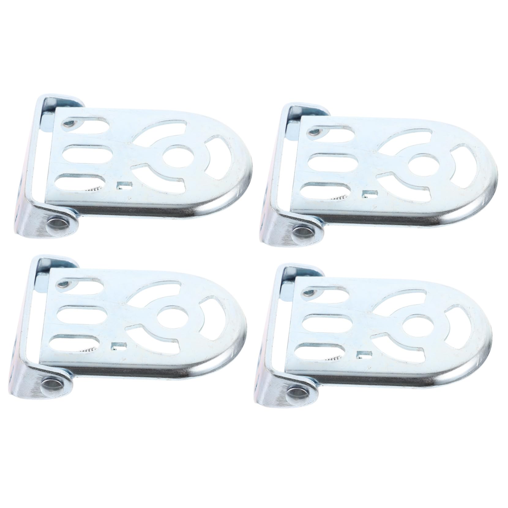 Healifty 2pairs Bike Footrests Rear Pedals for Boys and Girls Seat Foldable Design Non-skid Easy Assembly Compatible