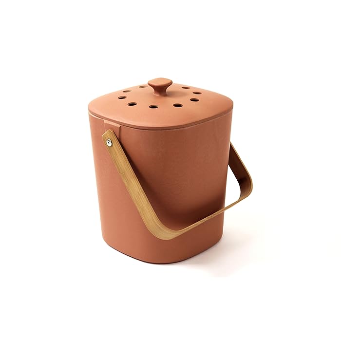 Buy Bamboozle Kitchen Compost Bin Indoor Countertop Food Composter
