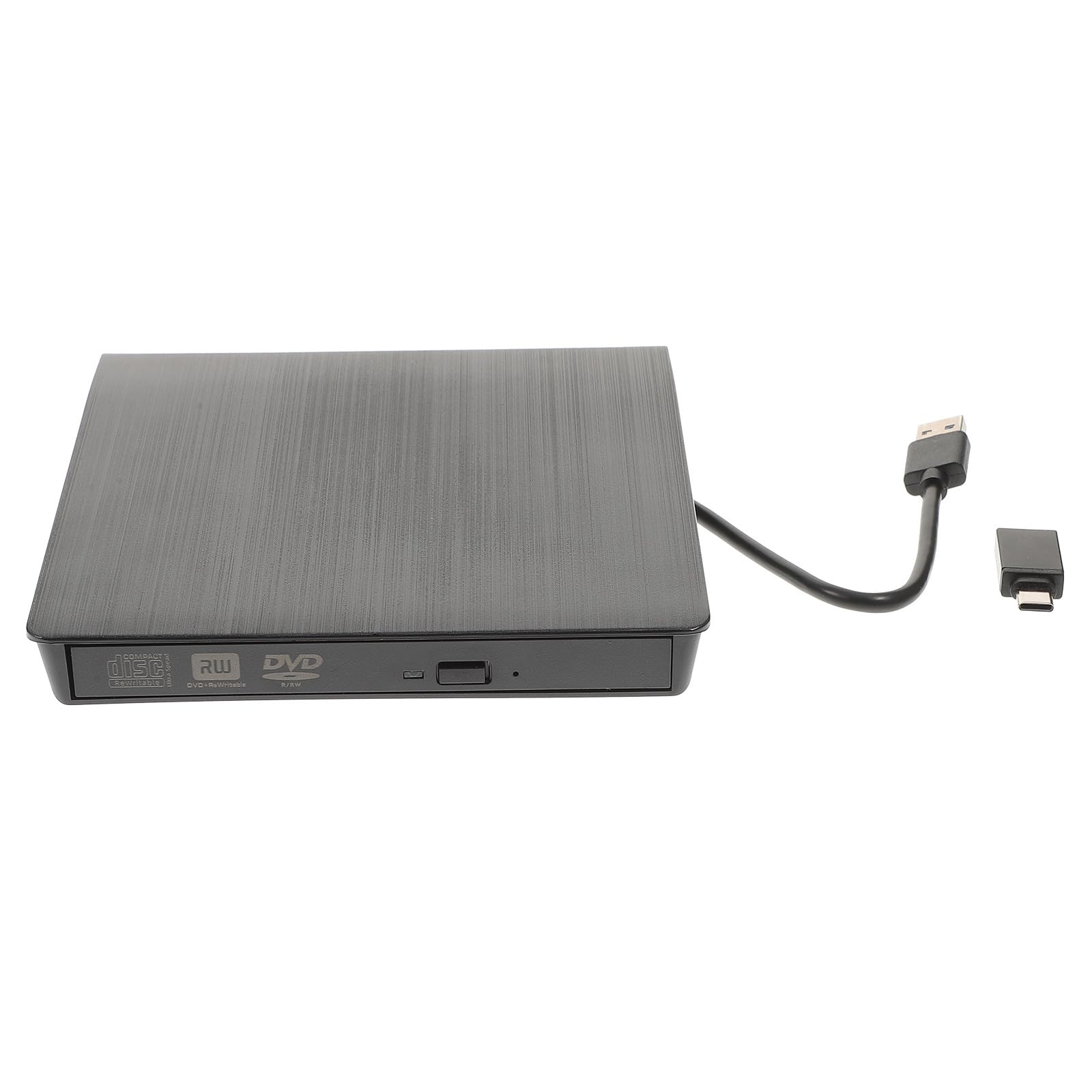External Slot-in Load DVD Rw Optical Drive USB 3.0 CD Burner Recorder Drive for Laptop and Desktop 12.7mm Black Tray Loading-image-8
