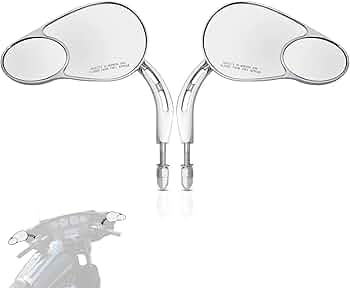 Amazon | WOWTK バック ミラー スプリットビジョンミラー 用のハーレー
