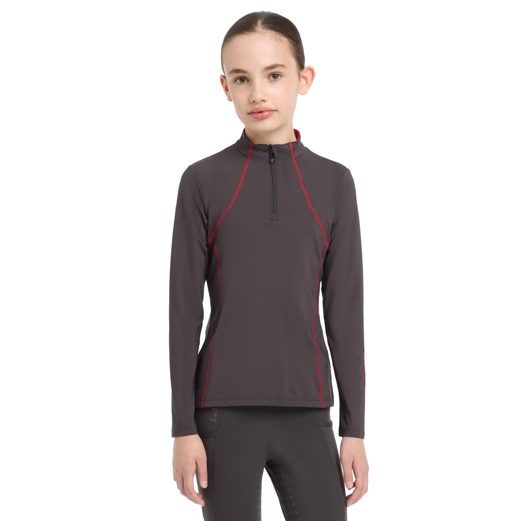 LeMieux Young Rider Childrens Base Layer - Cinder 11-12 Years