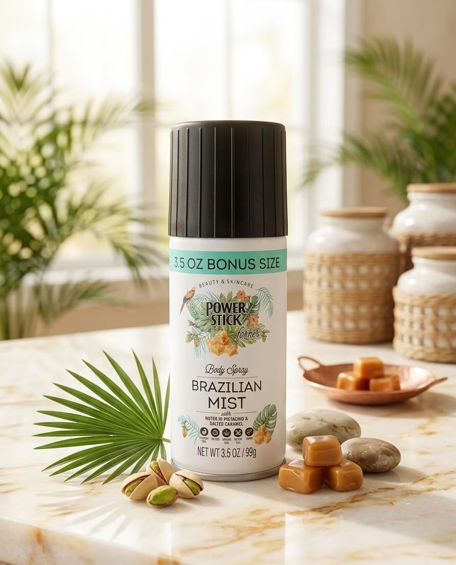 Brazilian Mist Body Spray Notes of Pistachio & Salted Caramel (2 pack)