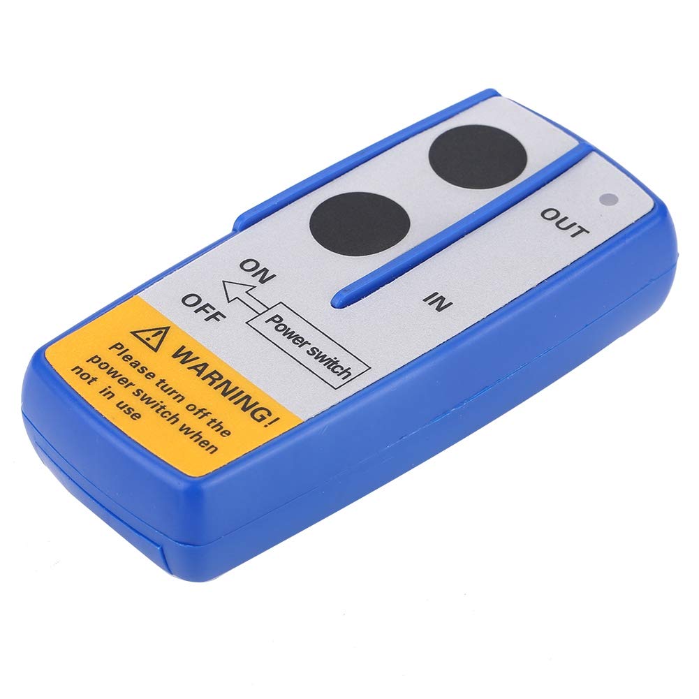 Qiilu Telecommande Treuil 12v Sans Fil, Kit de contrôleur de télécommande de treuil sans fil universel 12V 50ft pour camion de voiture