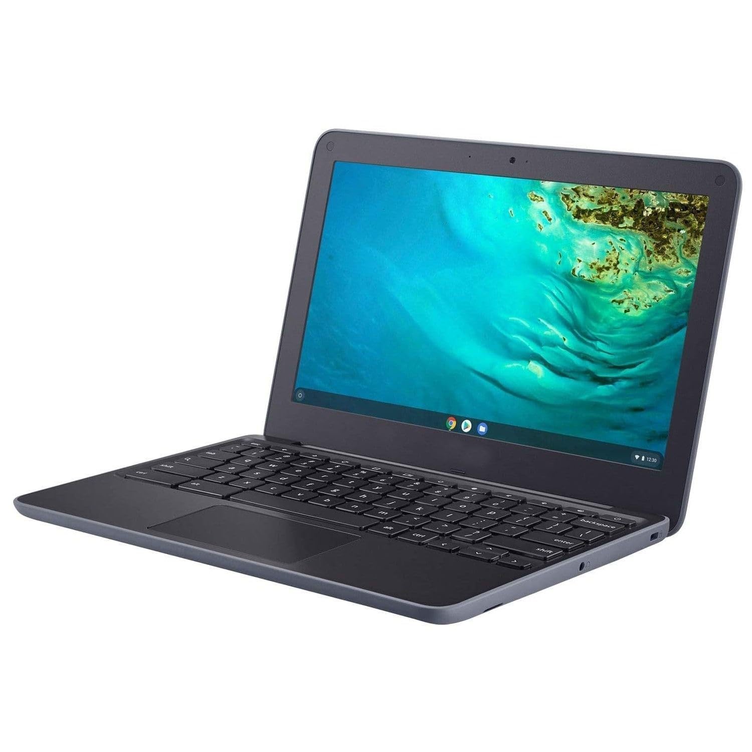 Chromebook Laptop, 11.6" Ruggedized, Spill Resistant, 180 Degree Hinge, Intel N3060, 4GB RAM, 32GB Storage, Chrome OS, Dark Blue