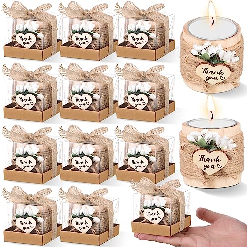Retisee Wedding Candle Favors for Guests Bridal Shower Wood Memor...