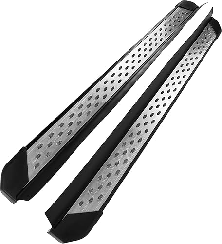 ECCPP Estribos aptos para Honda Pilot Sport Utility de 4 puertas Nerf Bars ABS + deslizadores de aleación de aluminio 2016-2022