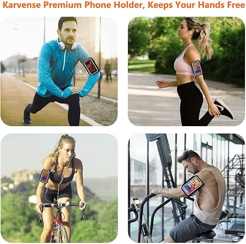 Miniatura 7 de Soporte de teléfono para correr, bandas de brazo de teléfono Karvense para correr, ejercicio, entrenamiento, trotar, para iPhone SE13 mini12 mini11