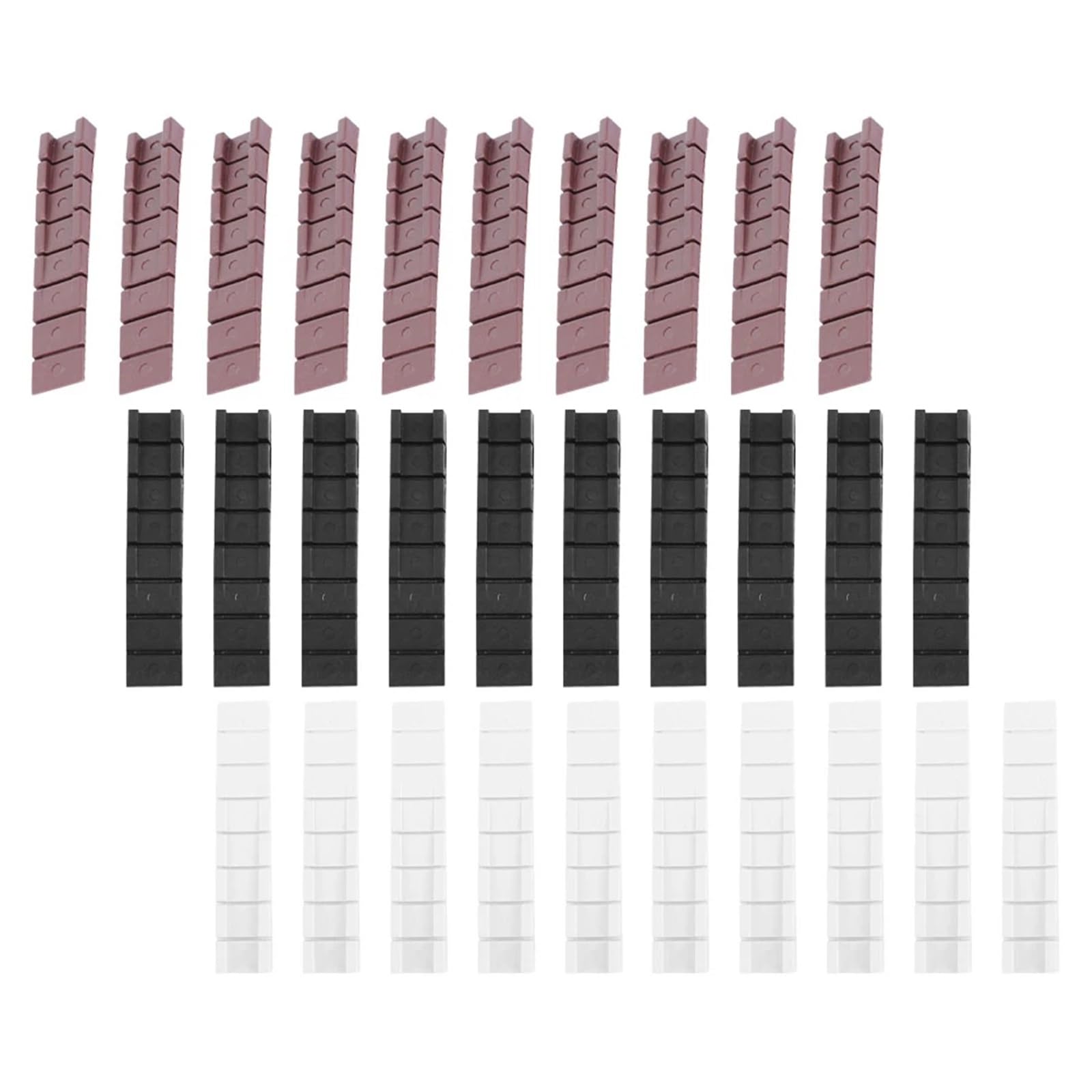Furniture Levellers 30Pcs Furniture Leveling Shims Plastic Wedges For Cabinet Table Desk Adjustable Levelers Toilet Shim
