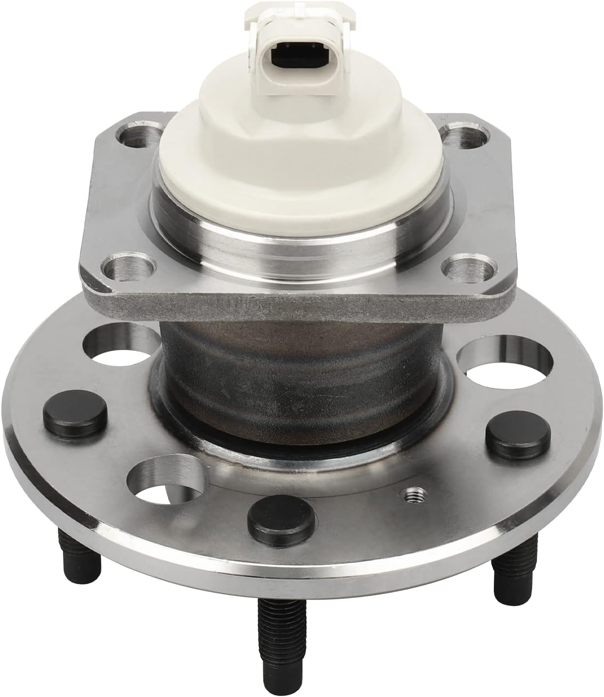 IRONTEK 512150X2 FWD Rear Wheel Hub and Bearing Assembly Compatible for Buick 05-09 Allure/05-09 Lacrosse/for Chevrolet 00-05 Impala(All Models),for Pontiac 01-05 Aztek; 5 Lugs; w/ABS Wheel Bearing