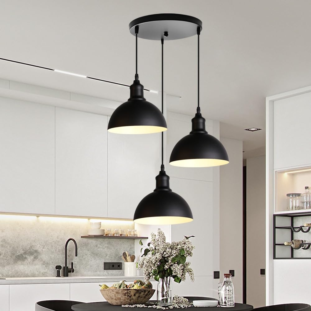 Battery Operated Pendant Light With Remote & USB Rechargeable Bulb – No Hardwiring, Dimmable Hanging Lamp For Kitchen Island, Bedroom, Or Farmhouse