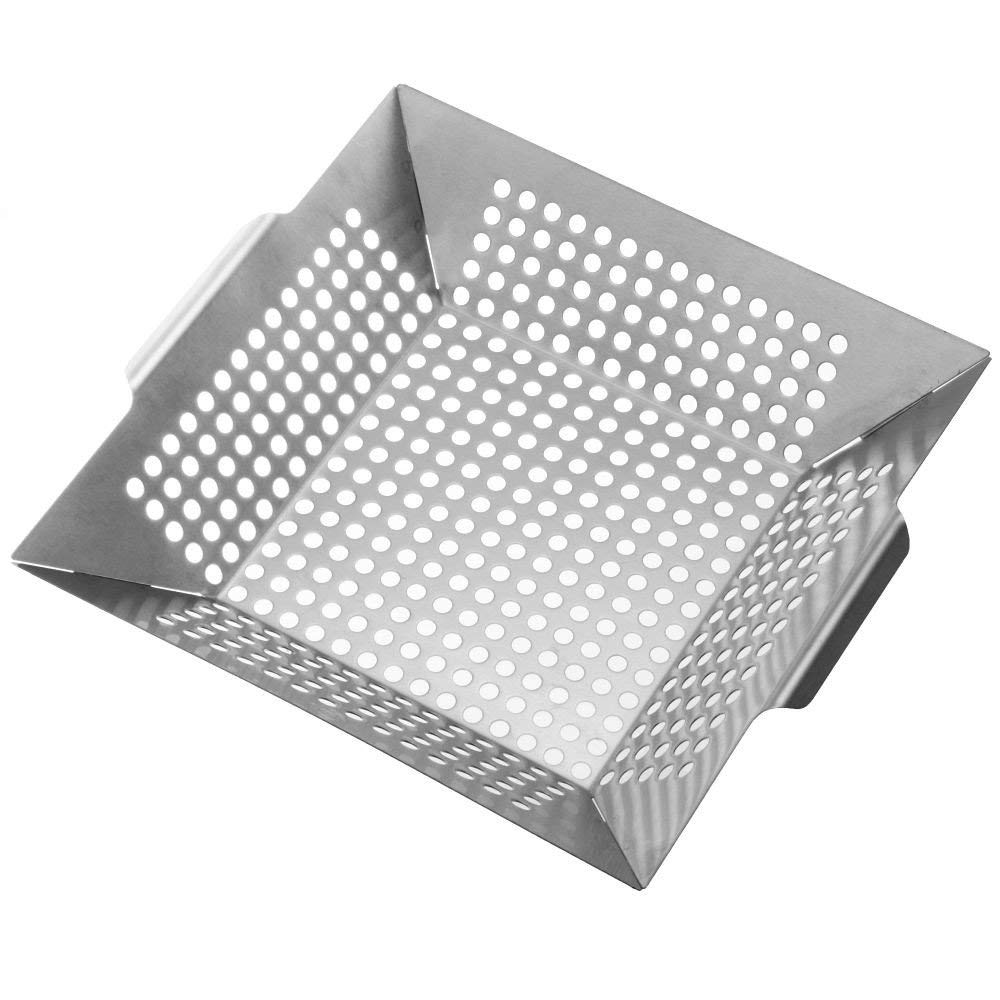 RÖSLE Poêle à grillades en acier inoxydable 18/10 avec perforations pour gril et four