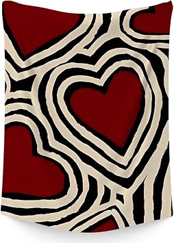 Fadal Downtown Girl Y2k Wall Art,Aesthetic Heart,Trendy Decorative for Women Girls Living Room Bedroom Dorm,51x59Inches