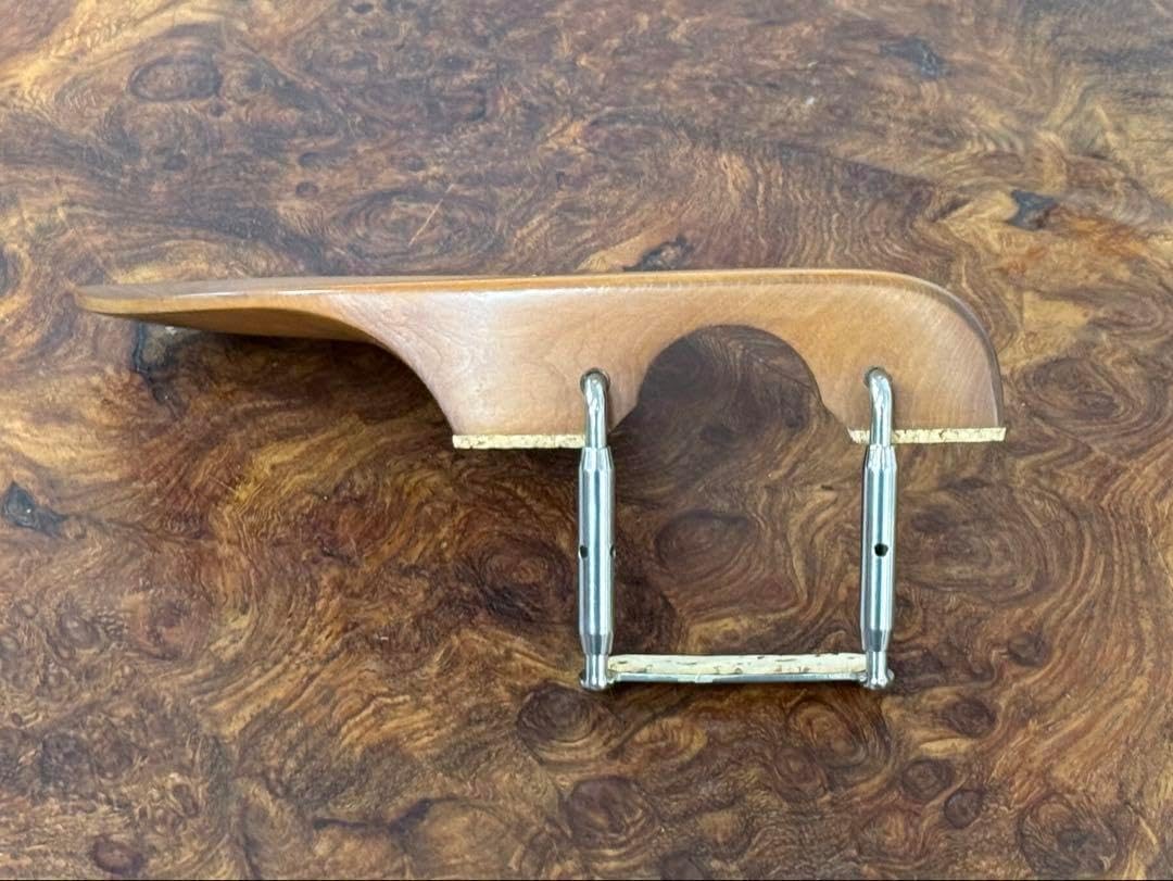 【新品】ドイツTempel工房製 バイオリン用高級あご当て（チタン金具付き） 新品】ドイツTempel工房製 バイオリン用高級あご当て（チタン金具付き