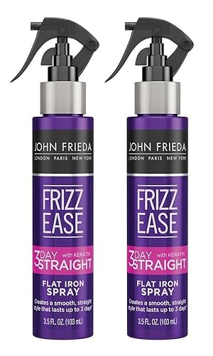 John Frieda Frizz-Ease 3 Day Straight Flat Iron Spray 3.5 onzas (3.5 fl oz) (paquete de 2)