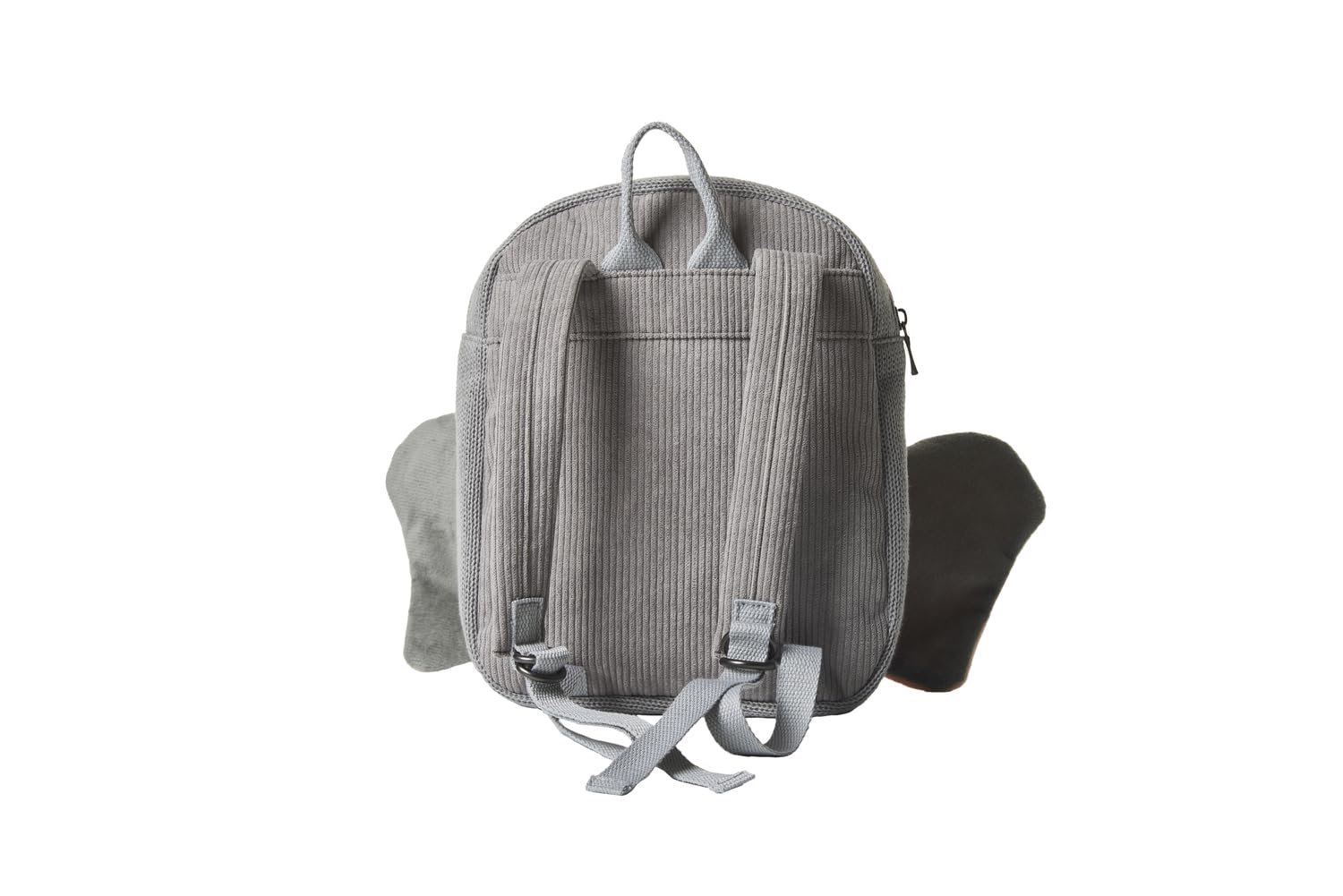 Mochila infantil algodón elefante gris