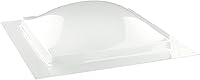 Vista 7 de RecPro Cúpula exterior para tragaluz RV Claraboya exterior universal de 14 x 14 pulgadas (transparente)