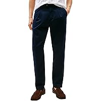 Tommy Hilfiger Uomo Pantaloni Chino Harlem Satin Relaxed Fit, Blu (Desert Sky)